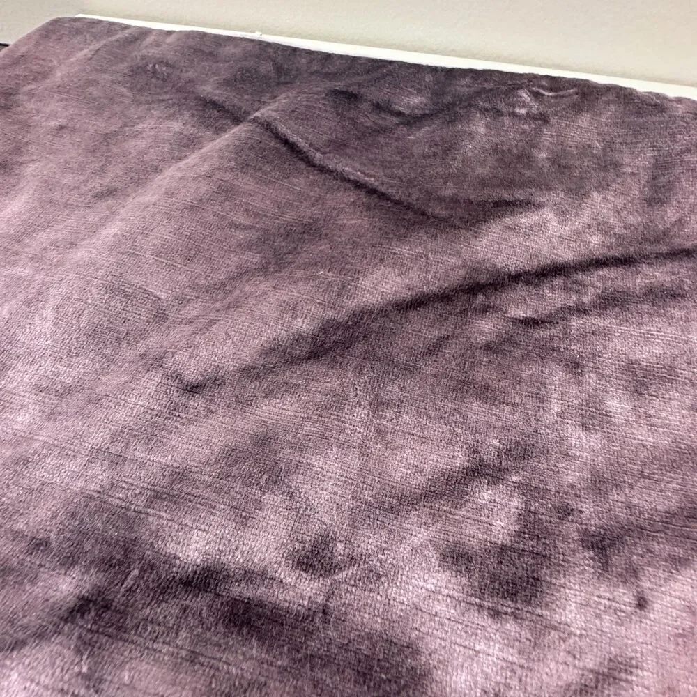 Williams Sonoma William Signature Velvet Lumbar Pillow Cover Mauve 14x22